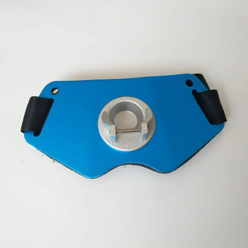 Professional Aluminum Alloy Fishing Belly Support Belt Hanging Rod Holder Heavy Duty Sea Boat Fishing Fixed Bracket Fishing Tool
