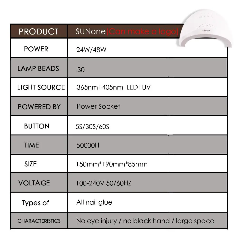 スマートUV LEDネイルランプ,48W, 36 LED,あらゆるタイプのネイル用,マニキュア,太陽光,赤外線センサー,アートツール