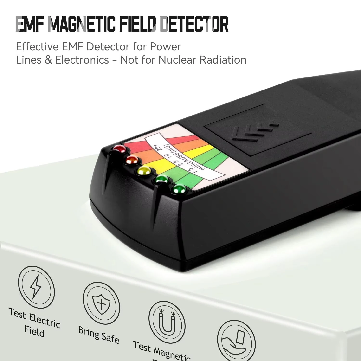 الجيل الجديد K2 LCD EMF كاشف مقياس الجرعات الإشعاعية للمجال الكهرومغناطيسي لصيد الأشباح
