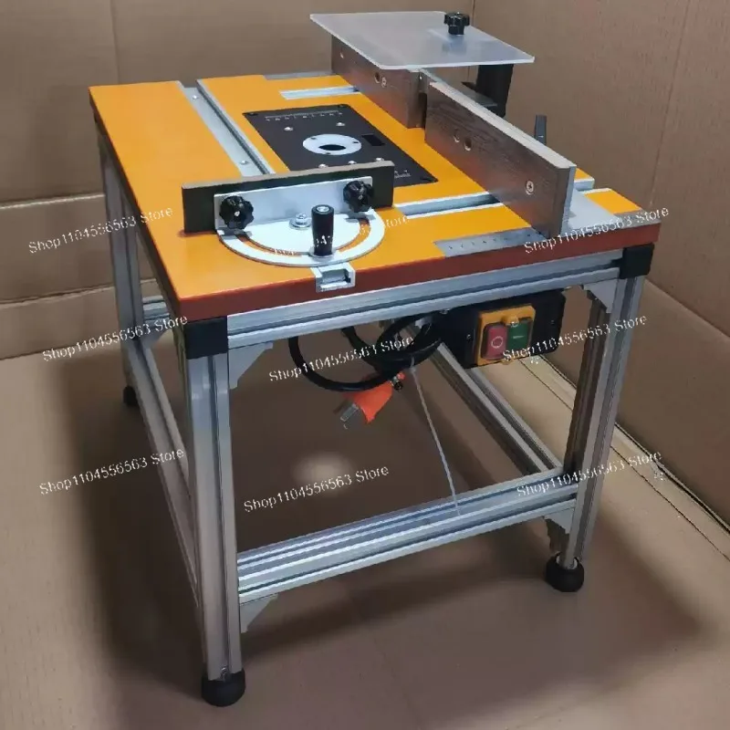 

Complete Set Bakelite Milling Woodworking Bench, Woodwork Table System W/ Router Table Lifting Insert Plate, Fence, Miter Gauge