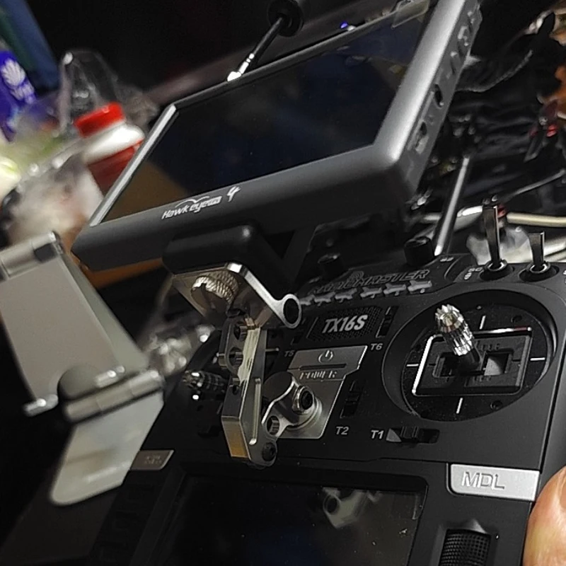 Remote Controller Bracket 5.8G FPV monitor Device Holder CNC Aluminum Alloy for RC FPV racing Drone Radiomaster TX12 TX16S