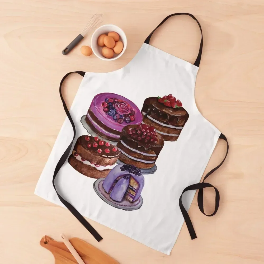 

Cakes Apron Customizable Woman Chef Uniform Woman Woman Work For Cosmetologist Apron