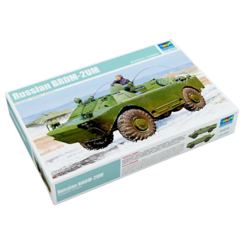 Trumpeter 05514 1/35 Russisches BDRM-2UM Befehlsfahrzeug Auto Militärisches Kunststoffspielzeug Handwerk Montage Modellbausatz