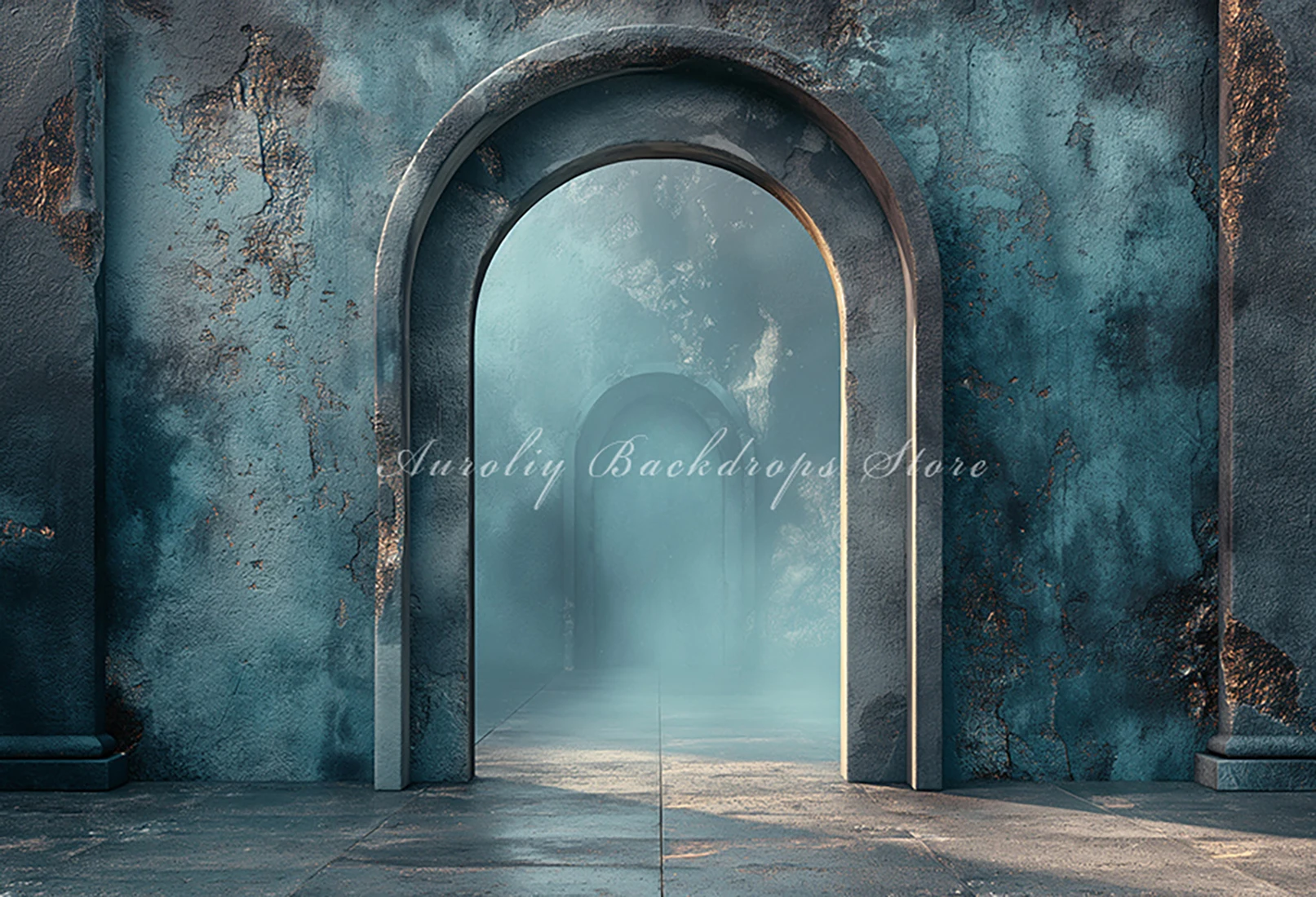 Classic Deep Colour Arch Backgrounds Kids Adult Photography Props Child Baby Retro Artistic texture Photo Backdrops