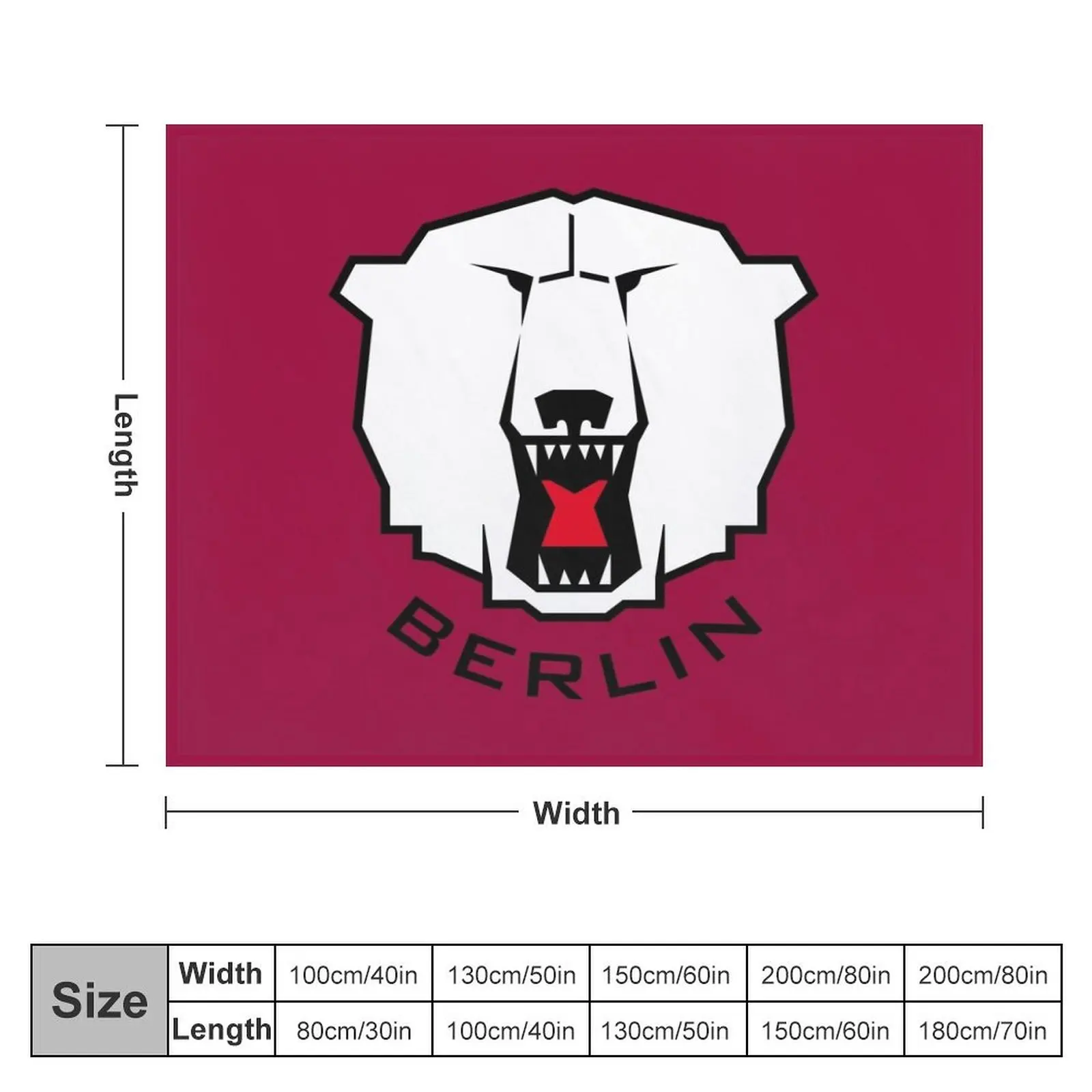 Eisbaren Berlin #003366 Throw Blanket Beautifuls Summer Beddings funny gift anime Blankets