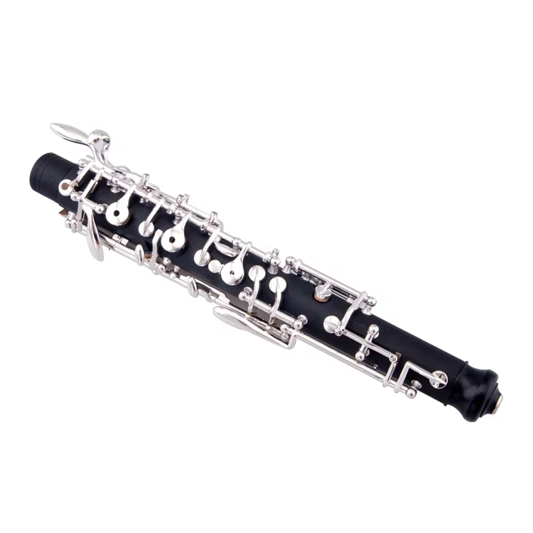 

Good quality C tone soprano oboes woodwind Instruments 17 key Ebony Oboe