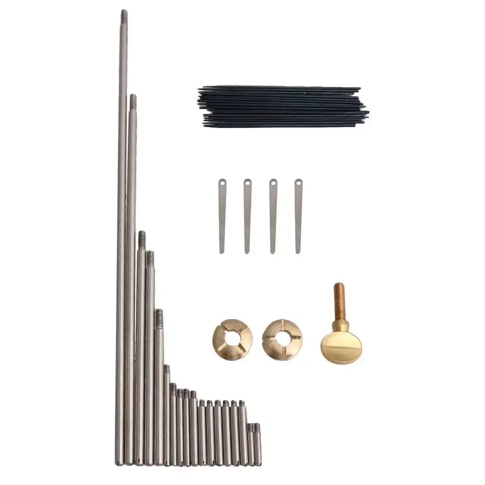 DIY Alto Saxophone Repair Tool Kit Maintenance Parts Screws + 25pcs Sax Pads + Blanket Column  C