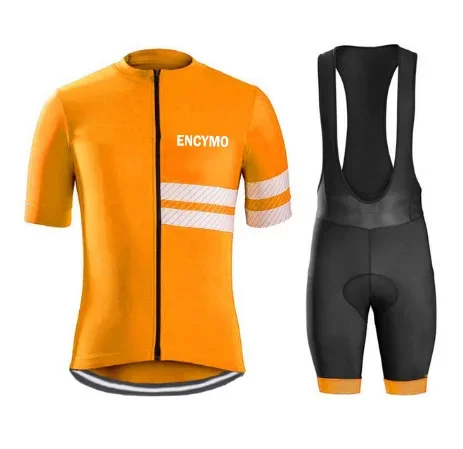 2022 Cycling Jersey Men's Style Short Sleeves Cycling Clothing Sportswear Outdoor Mtb Encymo Bike Clothing Set