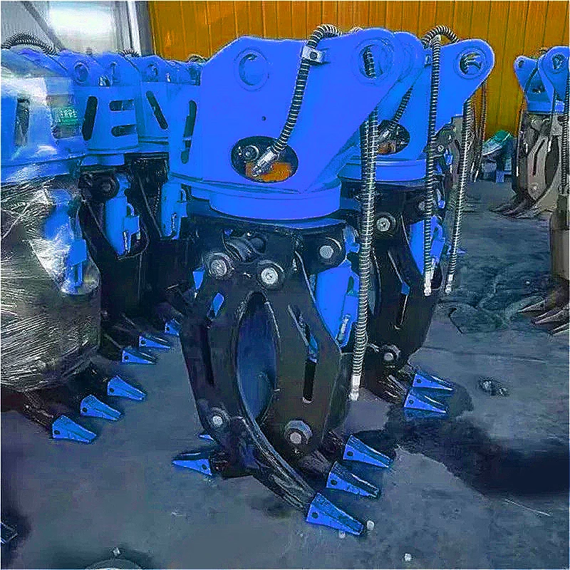 New Hydraulic Wood Grabber Rotating Forestry Machine Wood Log Grapple Crane FireWood Chipper Grapper Equipment Price for Mexico