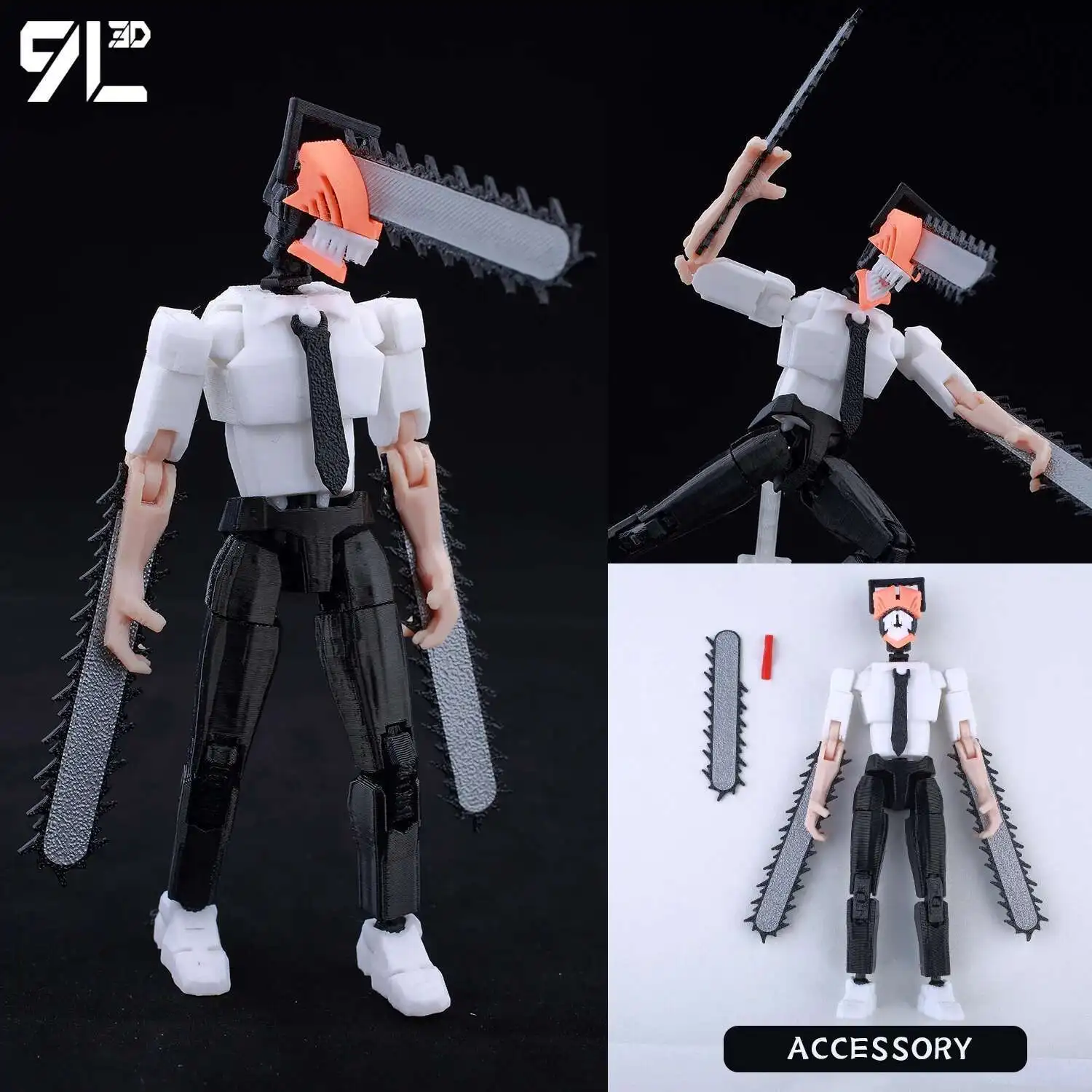 9L3D Gedrukt Anime Karakters Lucky 13 Zoro Dummy Actiefiguren Monkey D.Luffy Multi-Jointed Beweegbare Shapeshift Mannequin Speelgoed