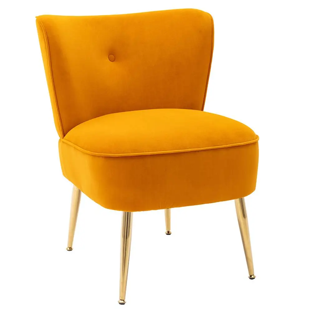 Side Chair Back Chair Fabric Upholstered Seat Chairs For Occasional Bedroom Leisure