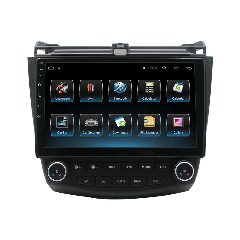 10.1 Inch Android Stereo Media Music Screen Multimedia Radio Mp5  Car Player for honda accord