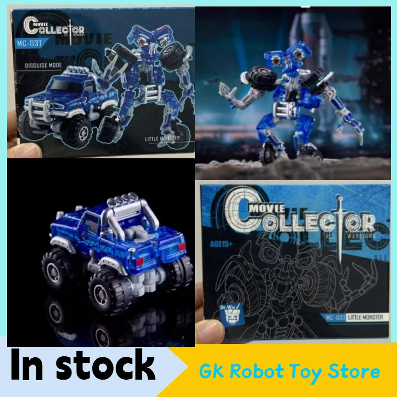

In stock Transformation Toy MC-03T Transparent Monster Tumbler Crazy Doctor Mini Proportional Deformable Model for Collection