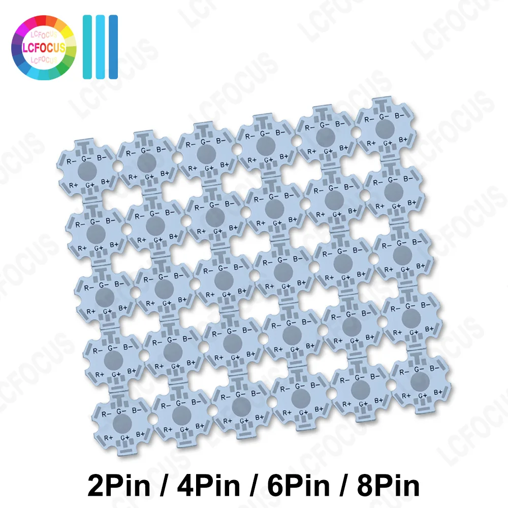 Aluminum Lamp Base Plate PCB Board Heatsink Radiator Substrate 20mm Star Cooler For 1 W 3 W 5 W Watt LED 1W 3W 5W Light Beads