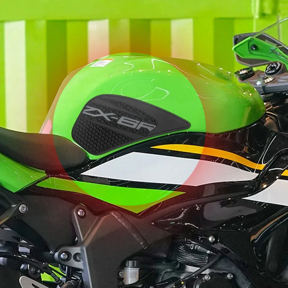 

ZX6R Motorcycle Anti Slip Tank Traction Pad Knee Grip Protector For Kawasaki ZX-6R 2009-2016