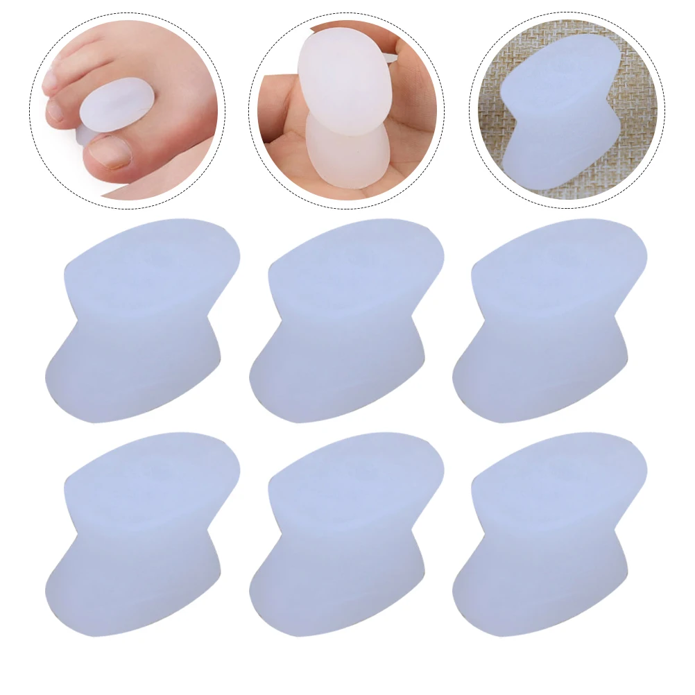 8 Pcs Toe Separator Bunion Bone Adjuster Comfortable Ergonomic Practical Lightweight Breathable Foot Thumb Orthotics Big Toe