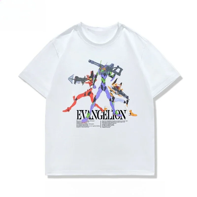 Neon Genesis Evangelion EVA Printed T-shirt Men's and Women's T-shirt Parent-Child Clothing Boy and Girl T-shirt 2026 Harajuku T