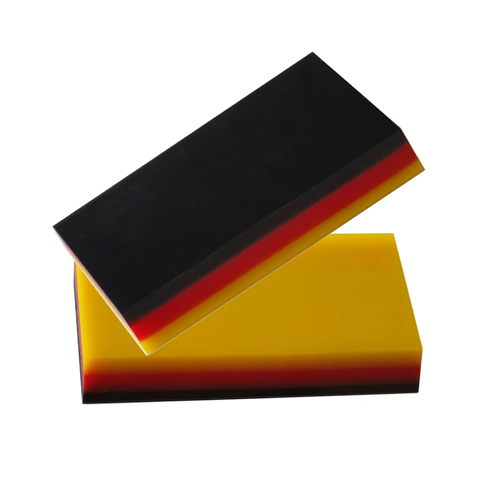 

3 Layer Soft Squeegee Carbon Fiber Sticker Remover Car Wrap Vinyl Film Install 2in1 Scraper Window Tint Car Cleaning Tool B78