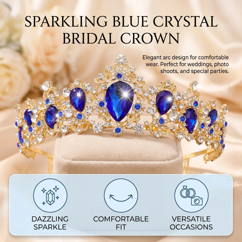 Kroon Kristal Strass Tiara Hoo - Women Accessories Jewelry recensie en prijs