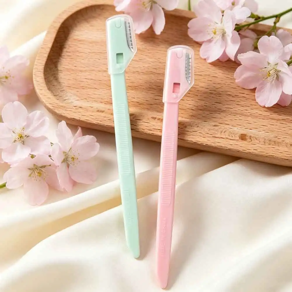 Shaping,Facial Hair Removal Tool 2/4/6Pcs with Easy Grip Handle, Multifunction Eyebrow Razor Kit - Precise Trimming