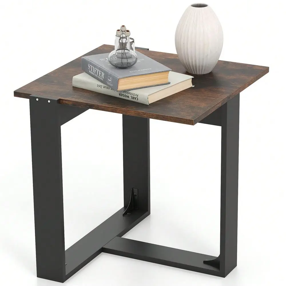 

Of 1 2 End Tables Industrial Sofa Side Tables W Metal Frame For Small Space