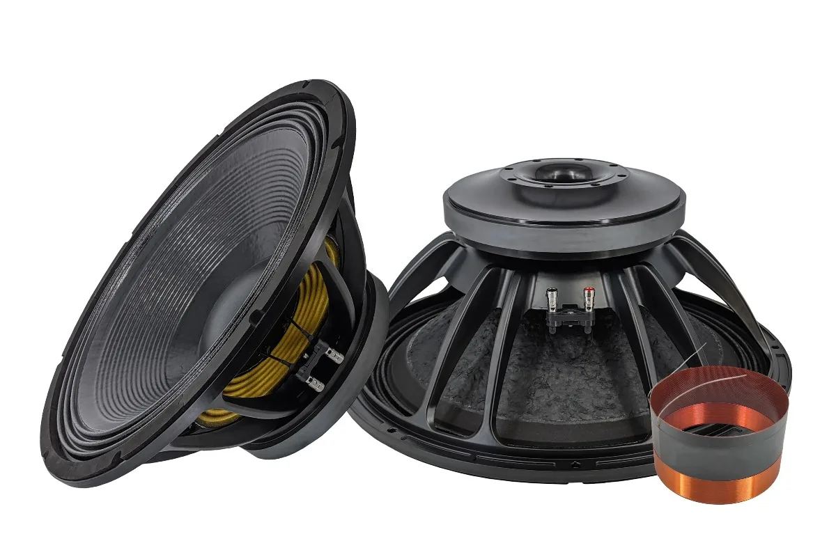 Für 21TBW-125 21-Zoll-Bühnen-Subwoofer, 2500W RMS Aktiv-/Passivlautsprecher, 5"-Schwingspule, Doppelspider-Outdoor-Basseinheit