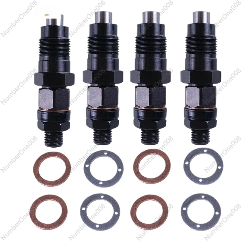 4 Pcs 105078-0111 Diesel Fuel Injectors 1050780111 78-0111 for Mazda Bravo WL WLT Ford Courier 2.5L WL-T Fuel System Supplies