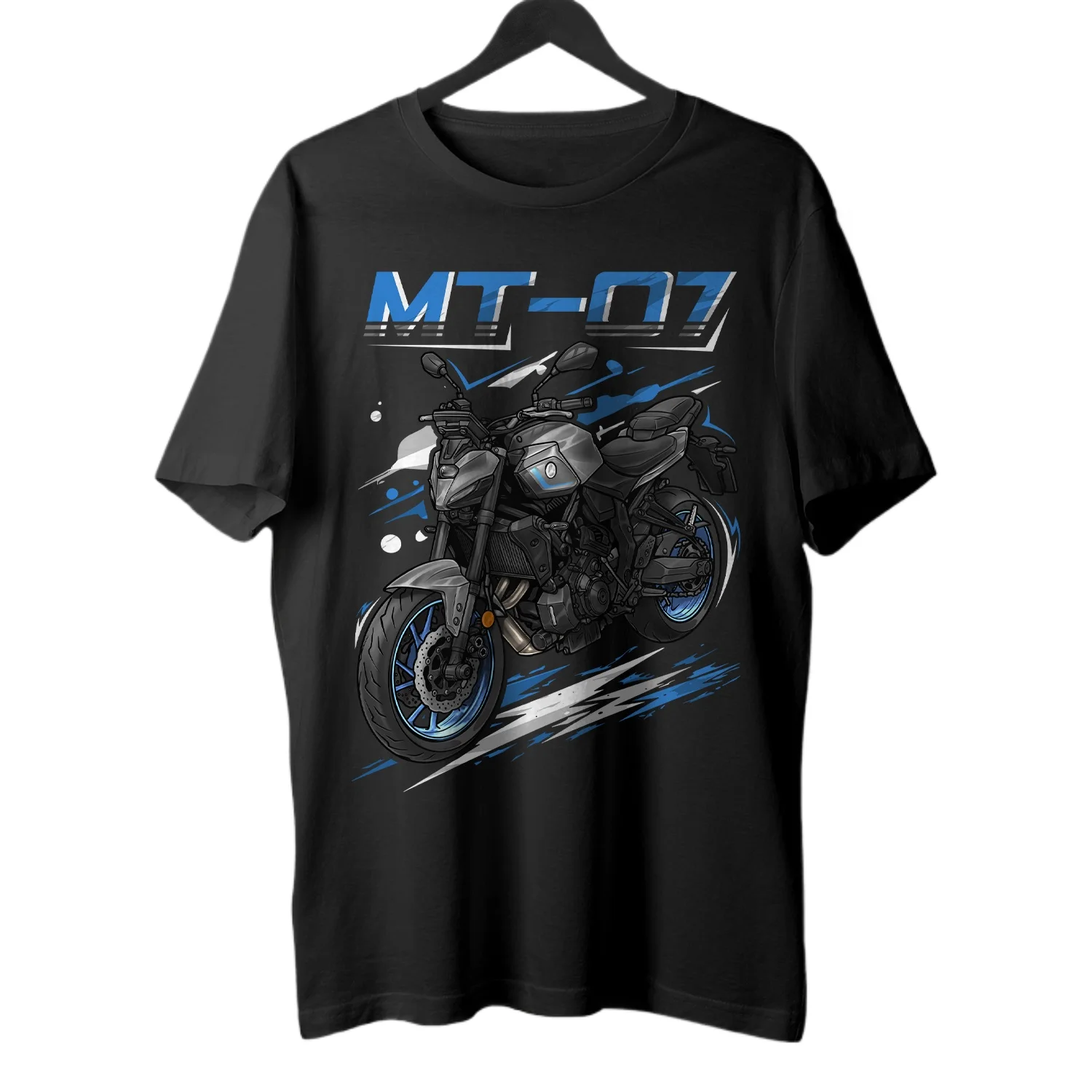 2021-2025 Models Japanese MT-07 Motorcycle T-Shirt 100% Cotton O-Neck Short Sleeve Summer Casual Mens T-shirt Streetwear