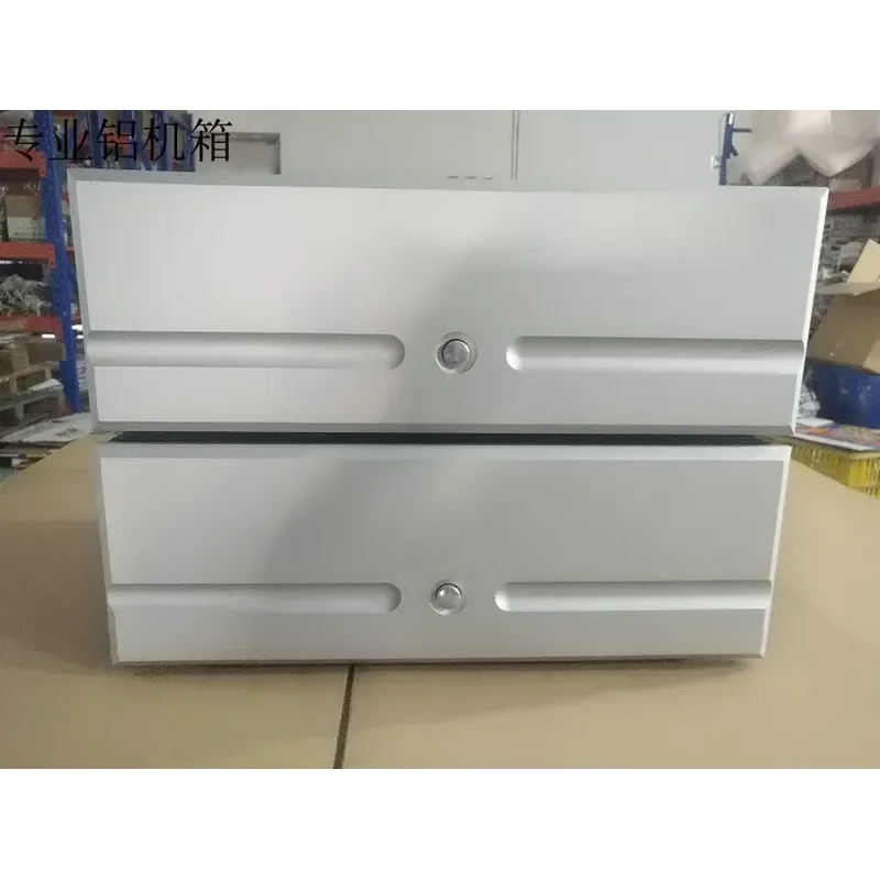 HIFI High Power Radiator Class A Single Ended Power Amplifier Pure Rear Stage All Aluminum Alloy Power Chassis Shell