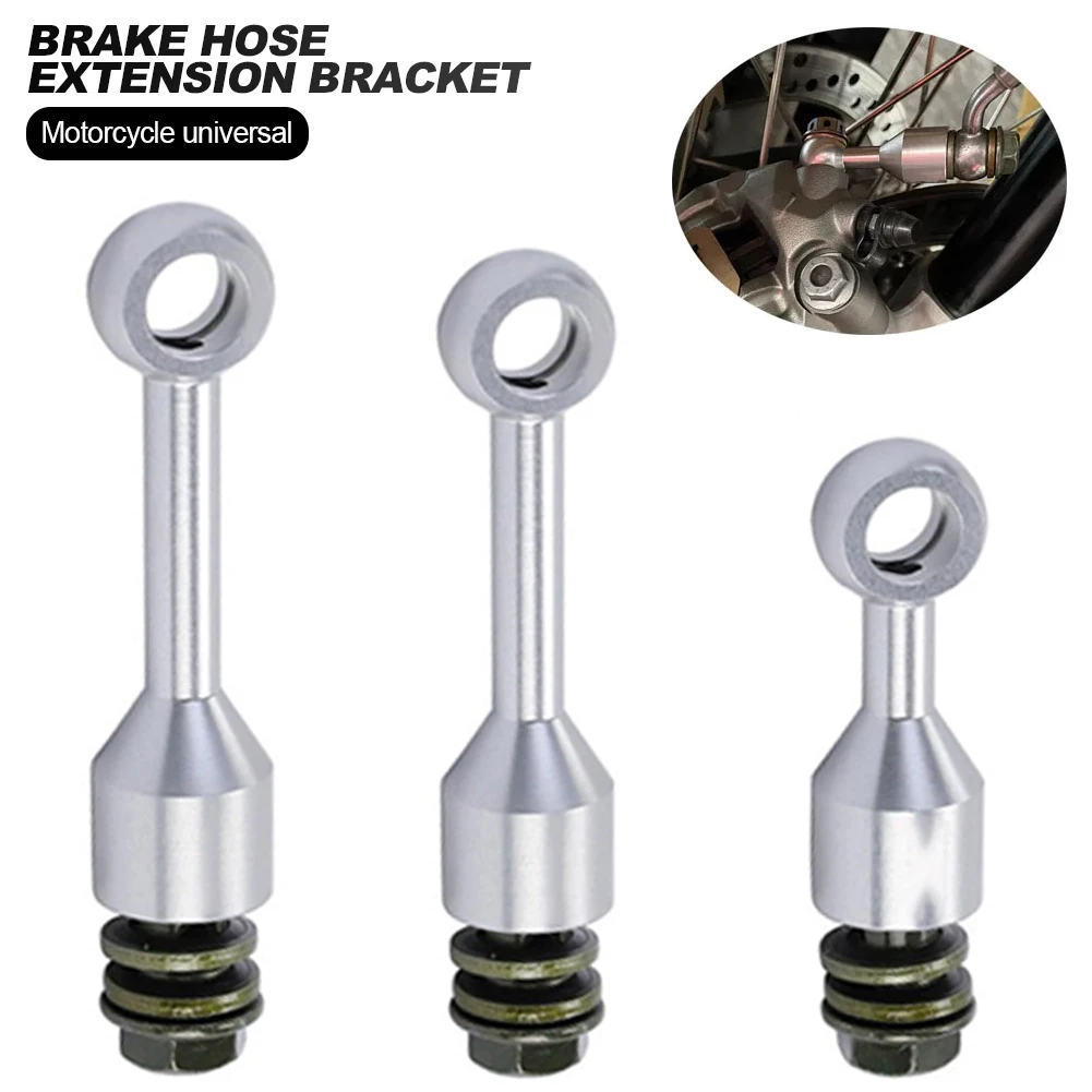 Universal M10 Motorcycle Brake Fluid Hose Extension Bracket Tubing Brake Hose For RCS Spare Parts For Yamaha Honda Kawasaki