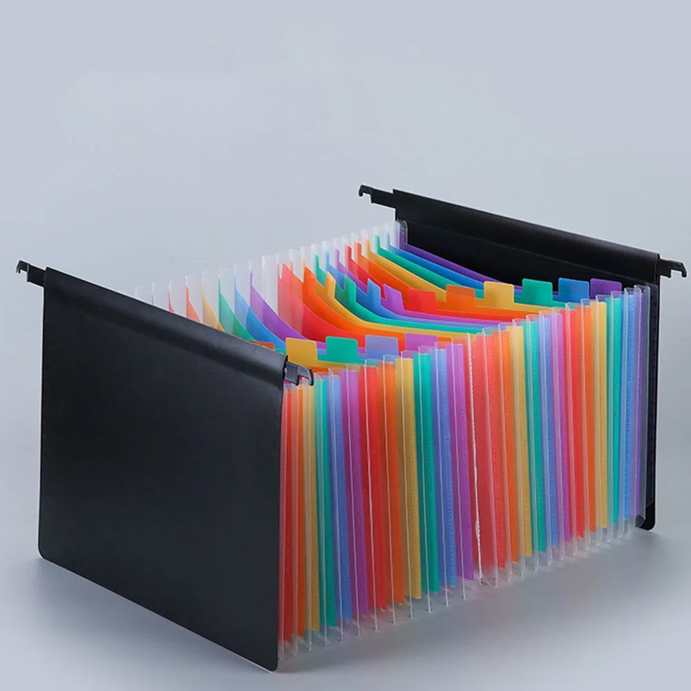 

13 25 Layers A4 Document Standing Accordions Pockets Expanding File Folder Waterproof Organizer Bag Business Office Stationery