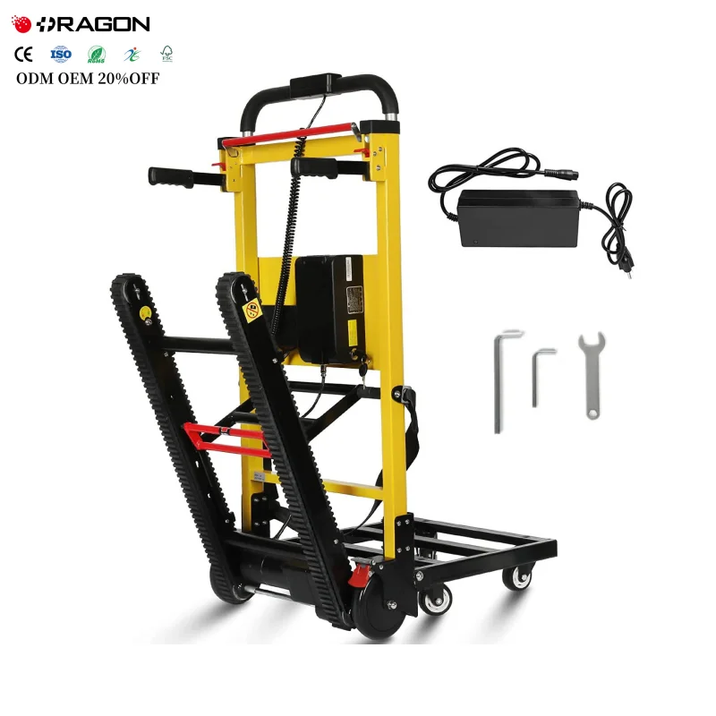 2025 Hotselling Heavy-Duty Foldable  Electric Folding Stair Dolly Stair-Climbing Dolly for Carrying Goods