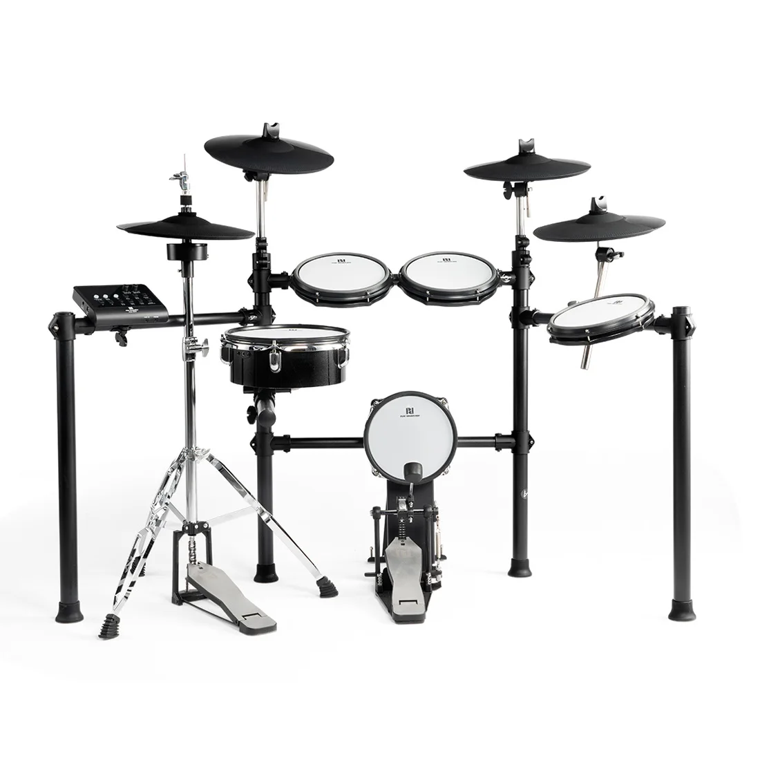 

Premium Professional Electronic Drum Set PDX550 - Wooden Snare Drum Shell & Independent Hi-Hat for Authentic Drumming Experience