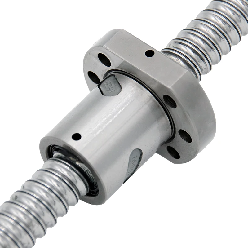 KYDCN machined SFU1204 SFS1205 SFS1210 SFU1604 1605 1610 SFE1616 SFS1620 L100-950mm with Single Ball Nut