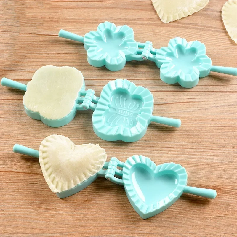 3 Model Heart Butterfly Flower Shape Dumpling Mold DIY Kitchen Dumplings Making Dough Press Pie Dumpling Mold Maker Tools