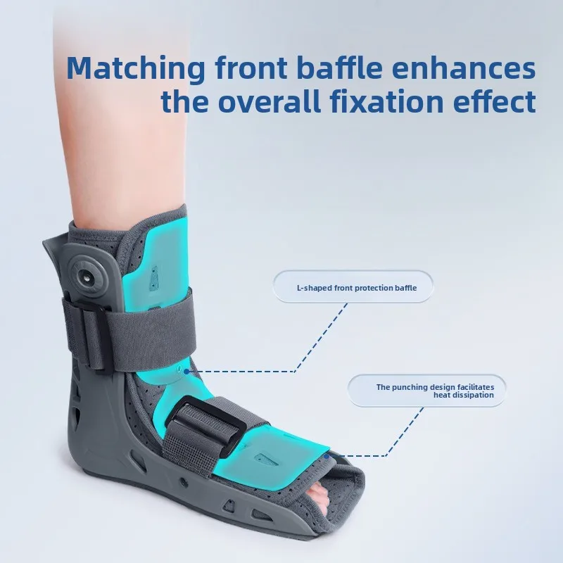 

Ортез для лодыжки, поддержка переломов с воздушной подушкой, ортез для ног Walker, удобные ремни, регулируемые для облегчения боли и восстановления