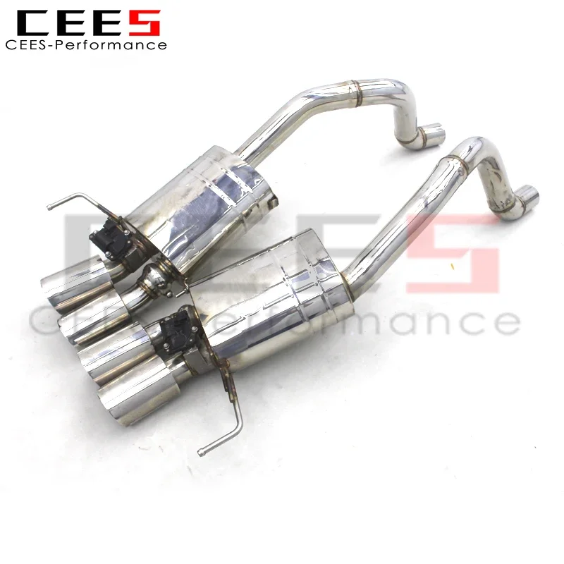 CEES Axle Exhaust Stainless Steel Performance Valvetronic Exhaust Pipe Muffler For Chevrolet Corvette C7 6.2L 2014-2019