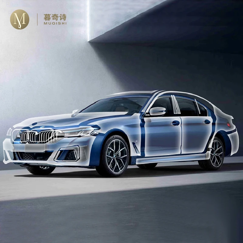 

For BMW Series 5 G30 2020-2023 PPF Glossy Transparent Car Paint Protection Film TPU Film prevent scratching Body protection film