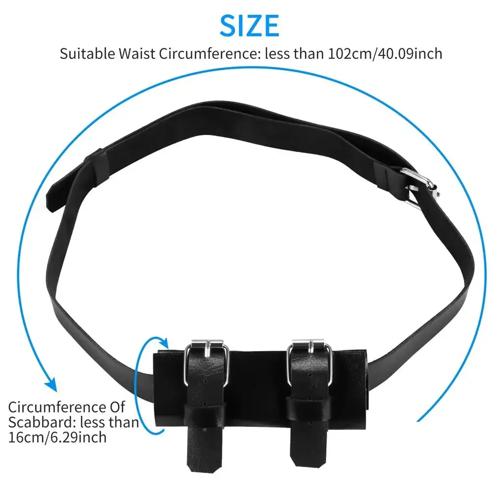 Pasek na miecz, ozdoba na pas, akcesorium do cosplayu, organizer na pas nr 1