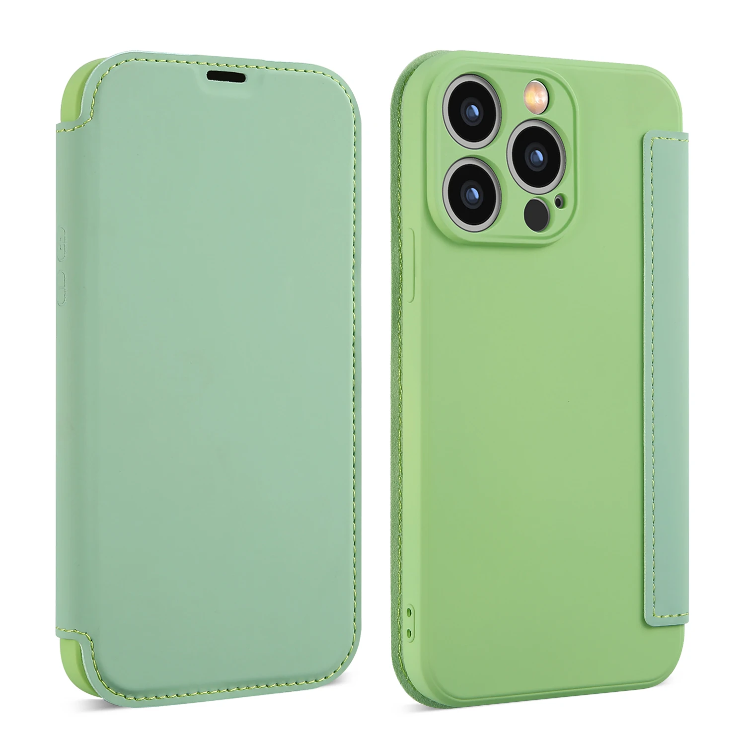 Luxuriöse Flip-Lederhülle für iPhone 16 15 14 13 12 11 Pro Max Xs Xr 16Plus, stoßfeste Flüssigsilikonhülle mit Kartenfach und Geldbörsenfunktion – Detail 15
