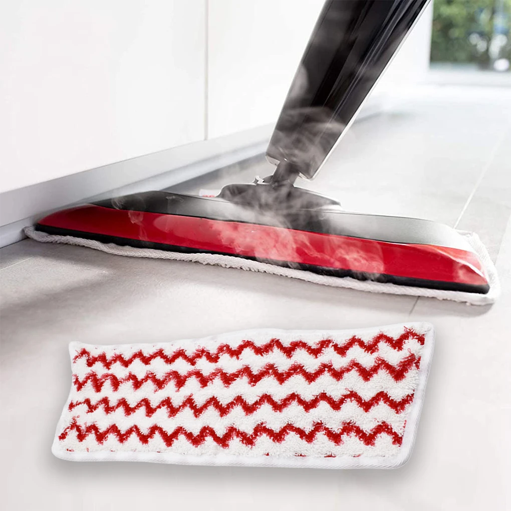 

4PCS Mop Pads Strong Water Absorption Fast Dry Swob Pad Cleaning Tool Replacement for Steam Mops Bedroom Living Adult