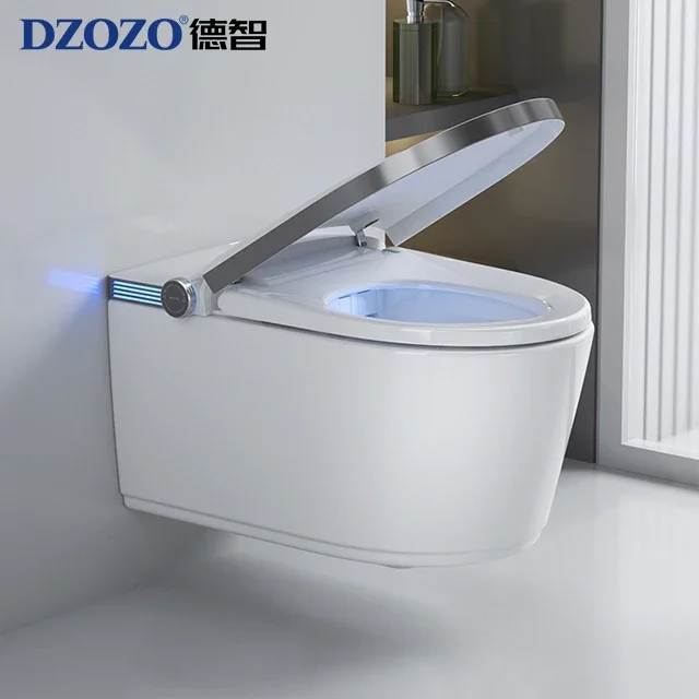 Bathroom Toilet,Sensor Butt Washer Smart Japanese Automatic Bidet Concealed Water Closet New Design Remote Control Auto Flush