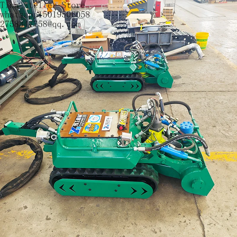 Industrial Remote Control Crawler Underwater Dredging  30 kW  Submersible Sludge Cleaning Machine for Construction
