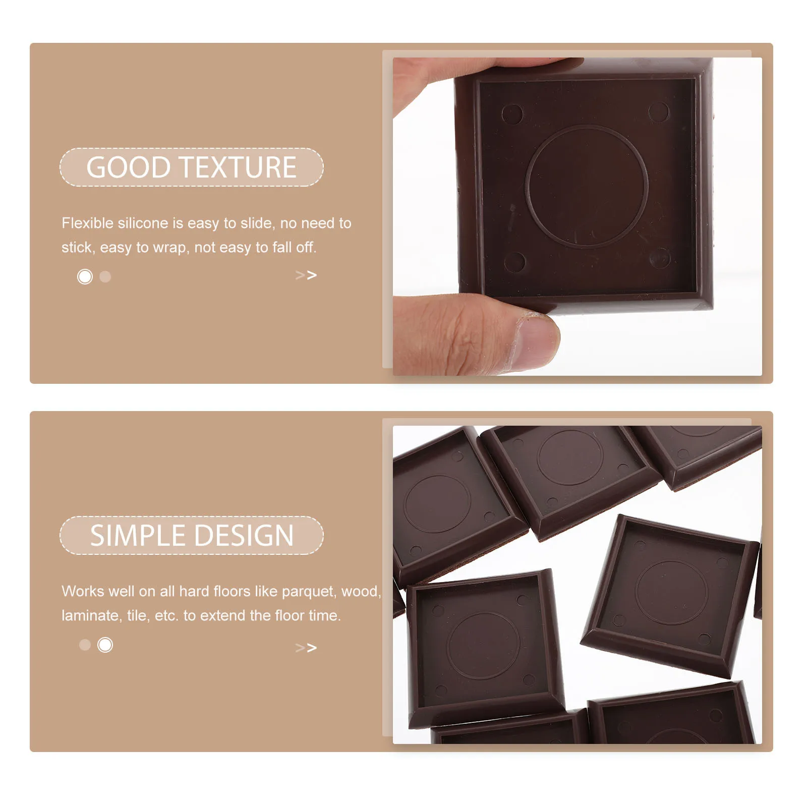 10 قطعة منصات الساق الأثاث كرسي الساق يغطي الجدول حافظات الأرضية للأرضيات الصلبة أكواب العجلات البلاستيكية المضادة للانزلاق عجلة الحصير