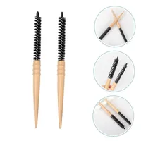 Hairdressing Small Roller Comb Styling Tools Women Styling Roll Hairbrush Salon Supplies Makeup Hair Curling Brush Расческа