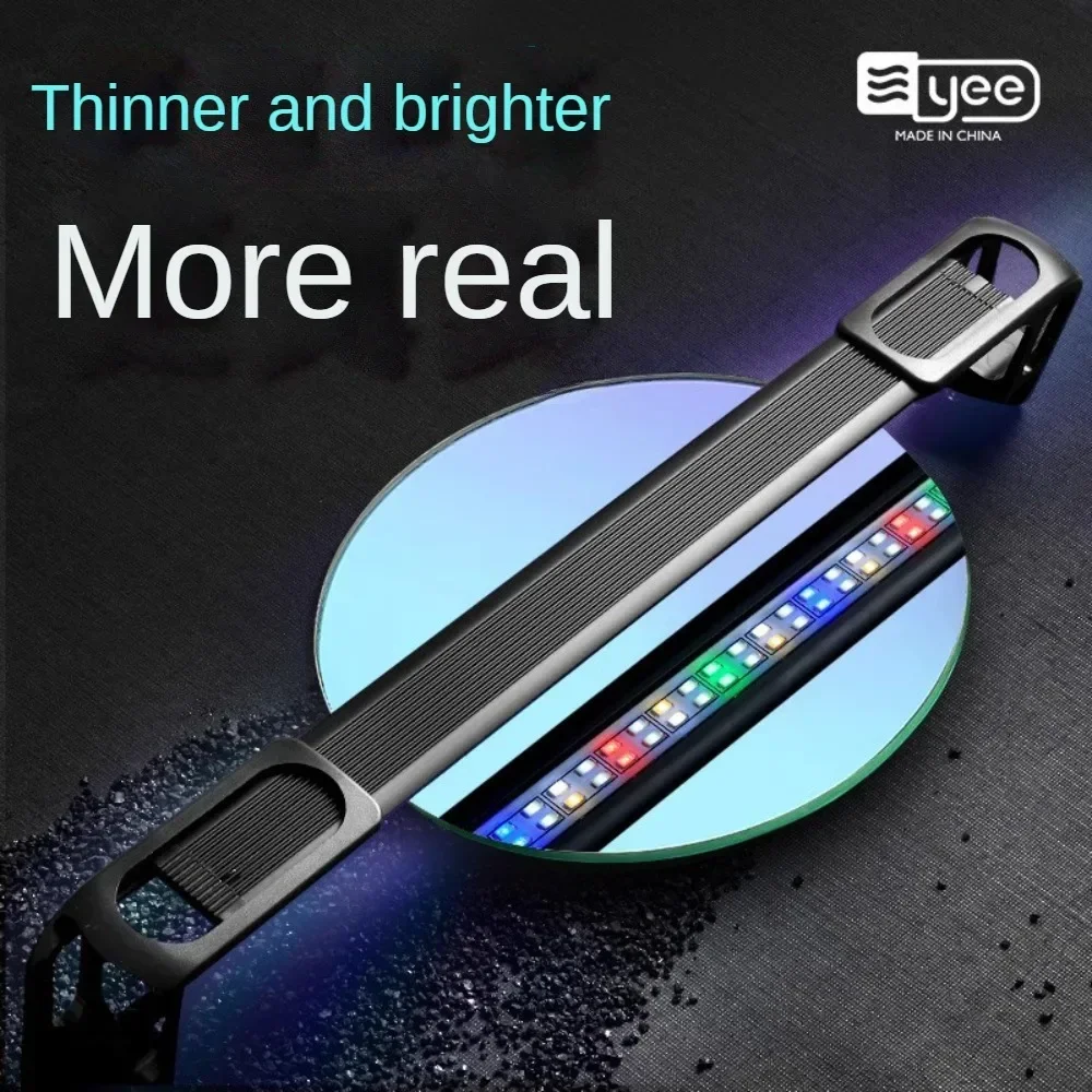 

Water Energy Saving Lamp for Aquatic Plants Aquarium Lighting LED Light for Fish Tank Coral Growth Full Spectrum Clear