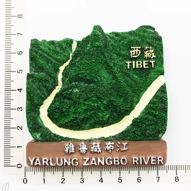 

Yarlung Zangbo River Fridge Magnet,Creative,Travel,Commemorate,Crafts,3D,Ornaments,Magnetism,Resin Material,Refrigerator Sticke