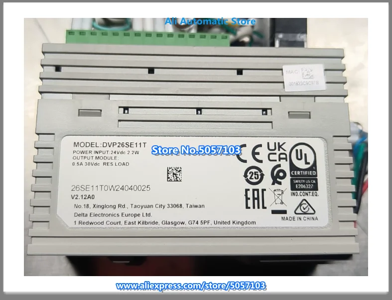DVP12SE11R DVP12SE11T DVP26SE11R DVP26SE11T PLC 90% New Tested