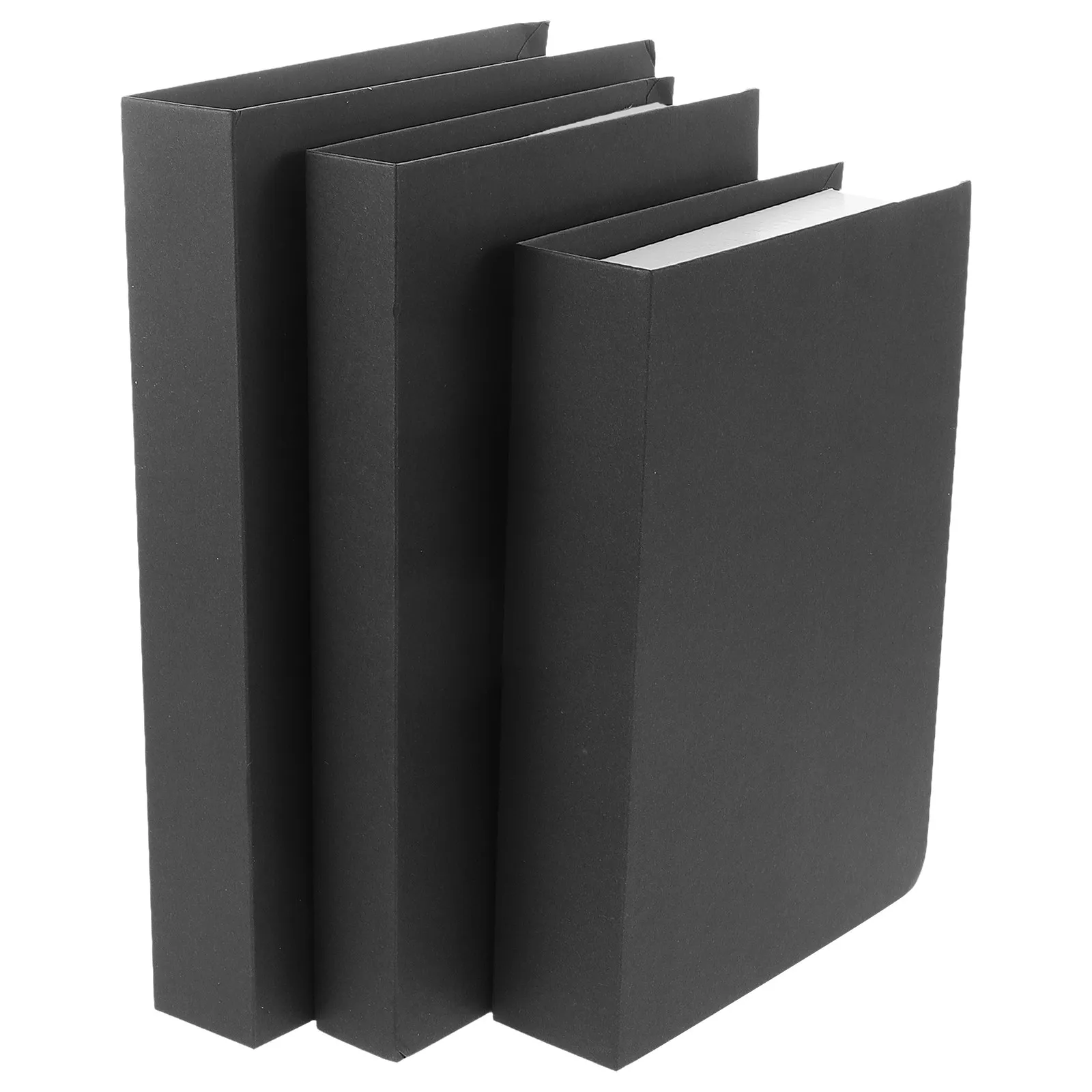 

Набор из 3 декоративных книг: белые имитации книг для декора дома, журнального столика, полок. Стильные украшения в виде книг для книжных полок.