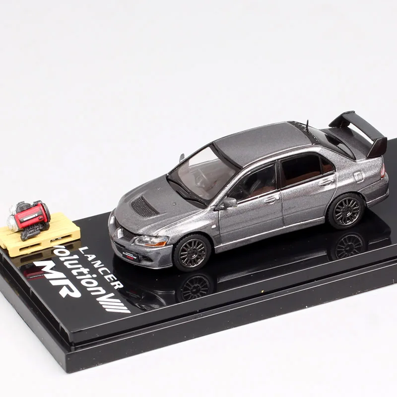 Hobby Japan 1/64 Scale Mitsubishi Lancer GSR RS Evolution EVO IX VII IV VIII Ralliart Rally Car Model Diecasts Toy Vehicles HJ64